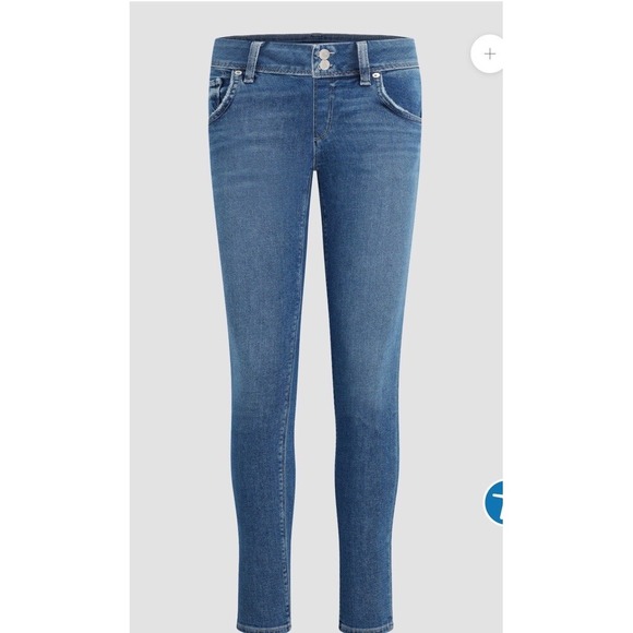 Hudson‎ Collin Skinny Jeans Womens Size 25 MidRise Flap Pocket - Picture 3 of 8